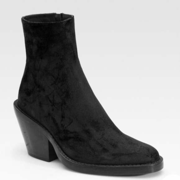 ANN DEMEULEMEESTER Suede Leather ankle boots - Picture 1 of 10